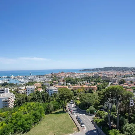 Smart Flat In Sea View Ac Parking And Pool Appartement Antibes