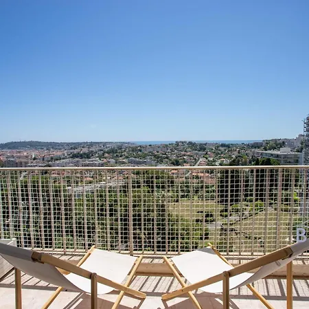 Appartement Smart Flat In Sea View Ac Parking And Pool *