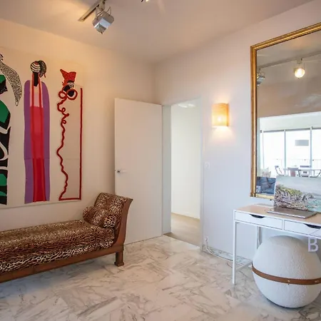 Smart Flat In Sea View Ac Parking And Pool Antibes